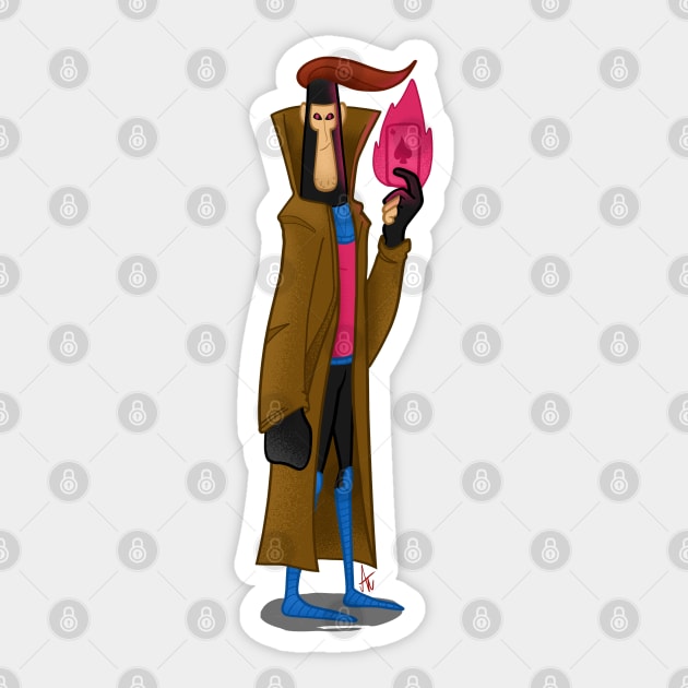 Gambit Sticker by alejcak